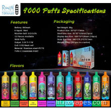 RANDM बवंडर 9000puffs डिस्पोजेबल vape
